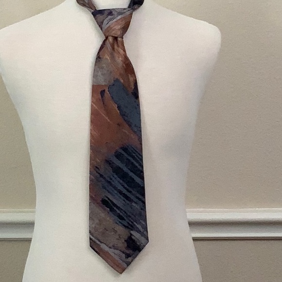 Alberto Serra TIE- brown/dark grey multi - Picture 2 of 10